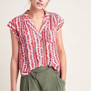 Anthropologie Daisy Chain Button Down - Small - NWOT